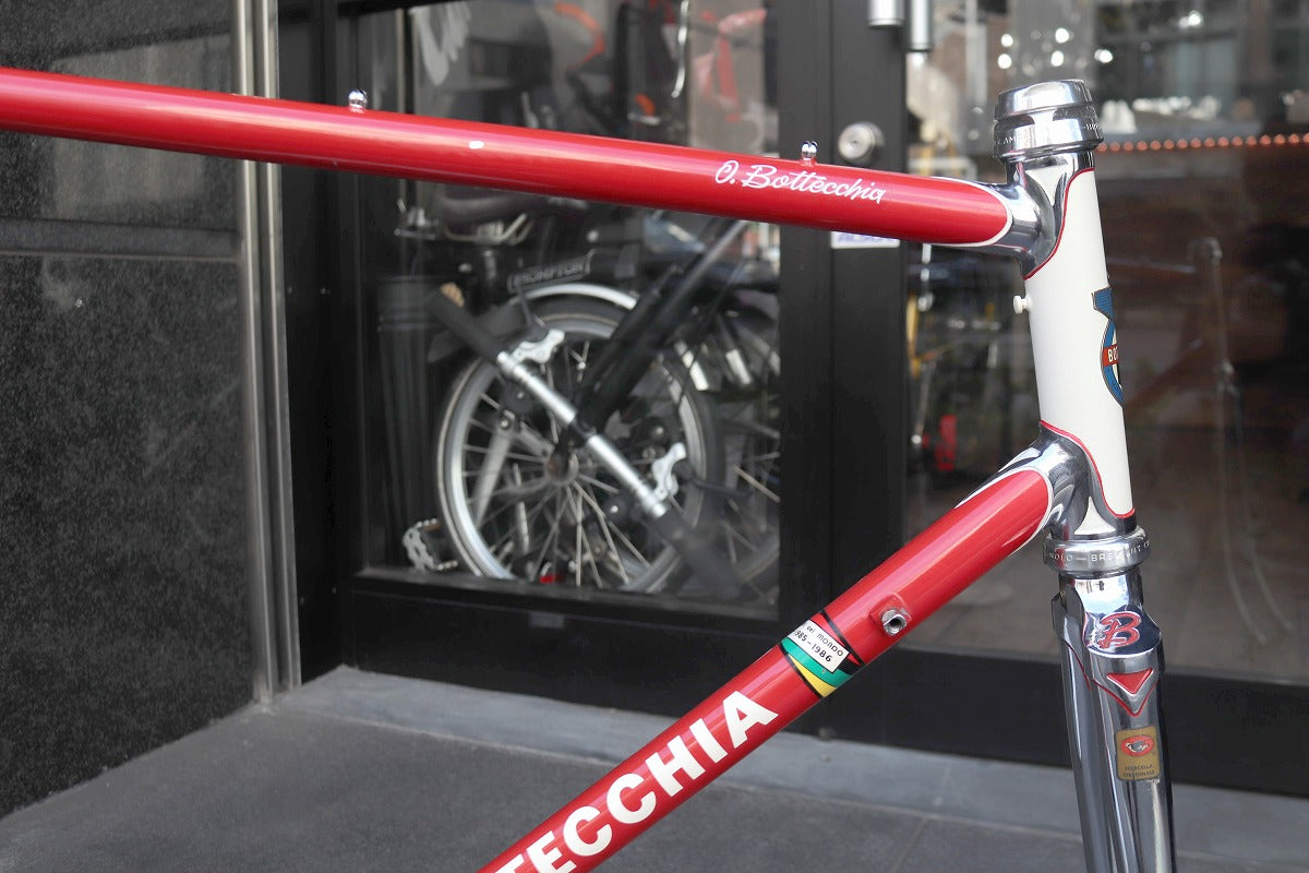 ボッテキア BOTTECCHIA エキップ EQUIPE コロンバスSLX 56サイズ ヴィンテージ スチール ロードバイク フレームセット  【東京南麻布店】