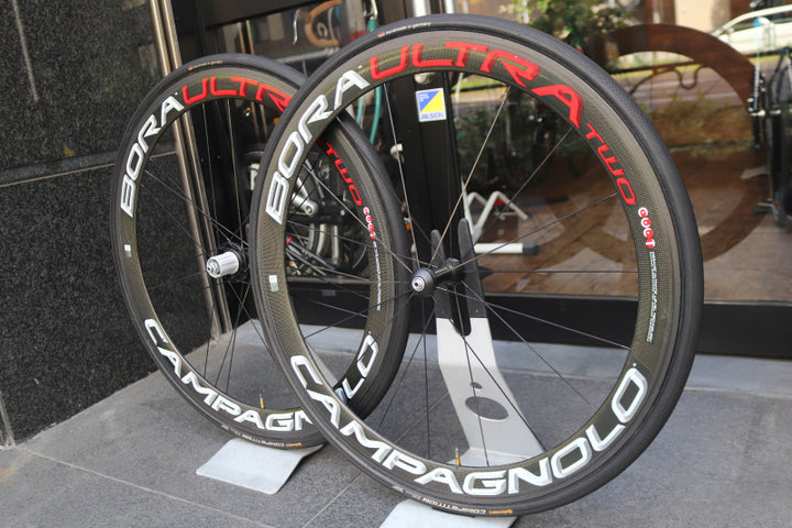 カンパニョーロ Campagnolo ボーラ ウルトラツー BORA ULTRA TWO カーボン チューブラー ホイールセット シマノ12/11S 【東京南麻布店】