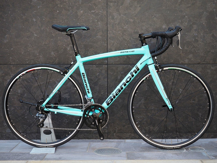 ビアンキ BIANCHI ベルガモ BERGAMO 53サイズ シマノ クラリス R2000 8S アルミ ロードバイク 【福岡店】