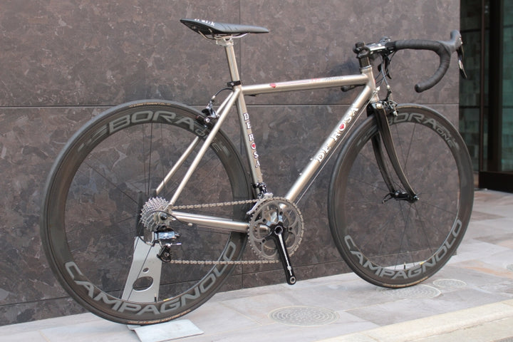 【大人の逸品】デローザ DE ROSA チタニオ TITANIO 3/2.5 2014 カンパニョーロ アテナ 11S チタン ロードバイク BORA ONE 50 【福岡店】