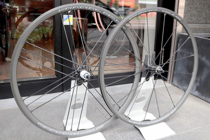 カンパニョーロ Campagnolo シャマル ミレ SHAMAL MILLE アルミ クリンチャー ホイールセット シマノ12/11S ワイドリム 17C 【南麻布店】