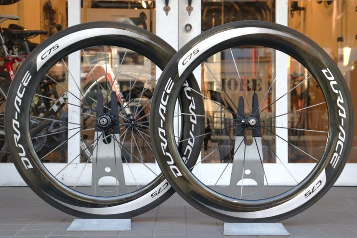 シマノ SHIMANO デュラエース DURA-ACE WH-9000-C75-TU カーボン チューブラー ホイールセット シマノ12/11S 【横浜店】