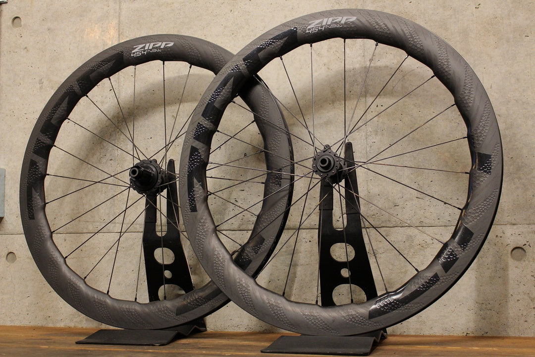 ジップ ZIPP 454 NSW Tubeless DISC カーボン チューブレス ディスク ホイールセット シマノ12S/11S フックレス 【福岡店】