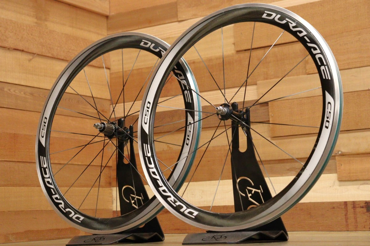 シマノ SHIMANO デュラエース DURA-ACE WH-9000 C50 アルミ カーボン クリンチャー ホイールセット シマノ11/12S  【立川店】