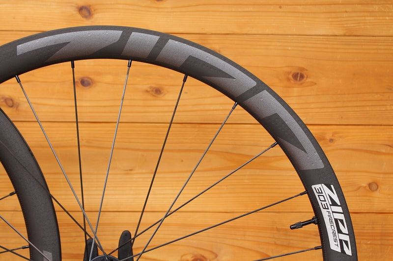 【未使用品】 ジップ ZIPP 303 ファイアクレスト FIRECREST DISC ホイールセット チューブレス シマノ11S ワイドリム 25C  ① 【芦屋店】