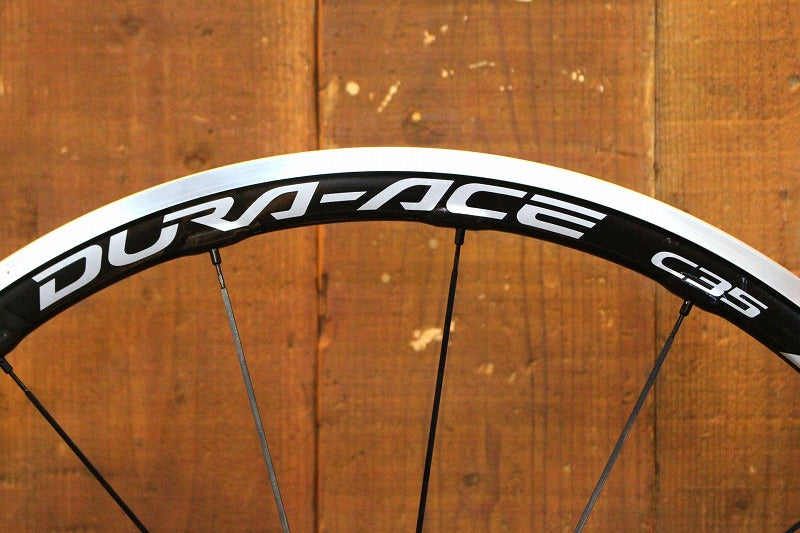 シマノ SHIMANO デュラエース DURA-ACE WH-9000 C35 CL アルミ カーボン クリンチャー ホイール シマノ 11S 15C フロントのみ 【芦屋店】