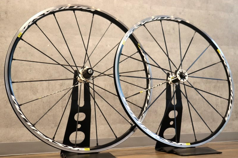 マヴィック MAVIC キシリウム KSYRIUM SR アルミ クリンチャー ホイールセット シマノ11S ナローリム 15C 【さいたま浦和店】