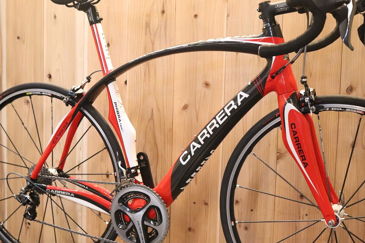 カレラ CARRERA フィブラ PHIBRA TWO 2011モデル Lサイズ シマノ DURA-ACE 9000 11S カーボン ロードバイク  【芦屋店】