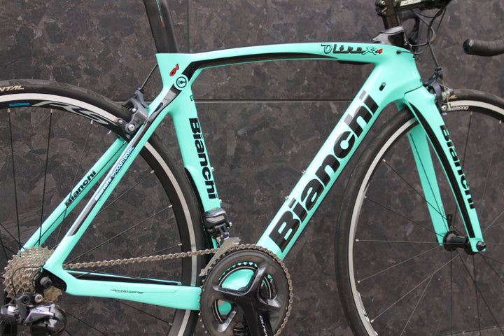 【パワメ搭載】ビアンキ Bianchi オルトレ OLTRE XR4 2017モデル 53サイズ シマノ アルテグラ R8050 Di2 カーボン ロードバイク 【福岡店】