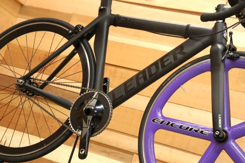 リーダーバイク LEADER BIKES 735 XSサイズ アルミ ピストバイク ENCORE バトンホイール【立川店】